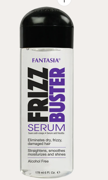 Fantasia Frizz Buster Serum bottle on a white background